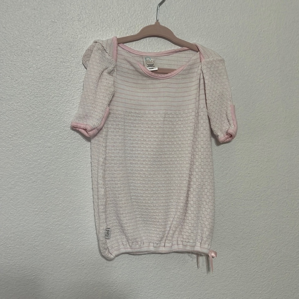 Pink Newborn onesie